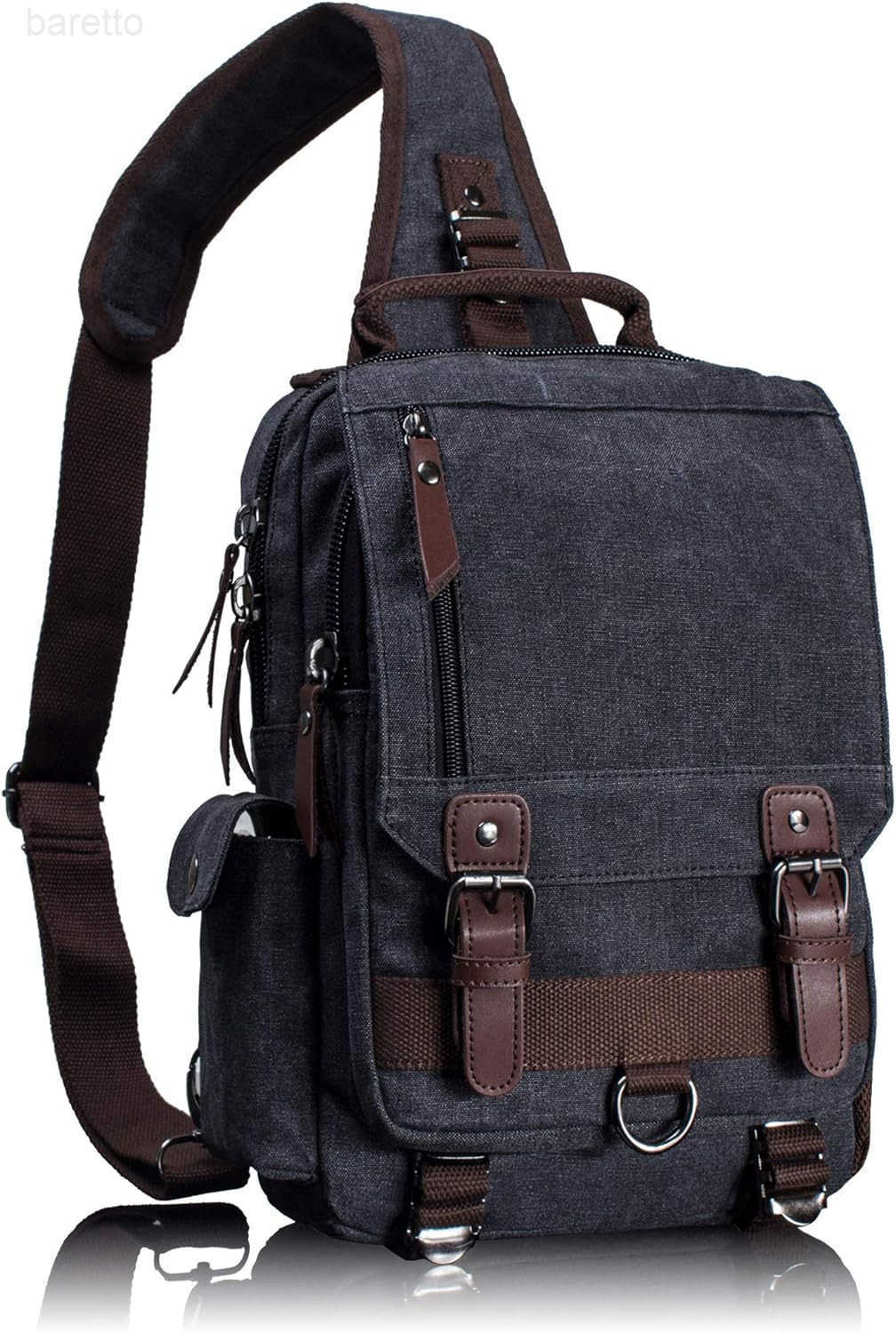 Retro Crossbody Bag Sling Bag Canvas Messenger Bag for Men Women Shoulder Bag Crossbody Handbags Satchel Travel Bag Z250909