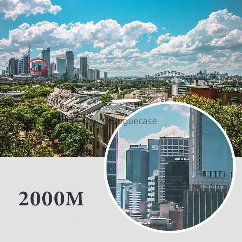 NEW 40X22 HD Powerful Binoculars - 2000M Long Range Folding Mini Telescope With Bak4 FMC Optics For Hunting & Outdoor