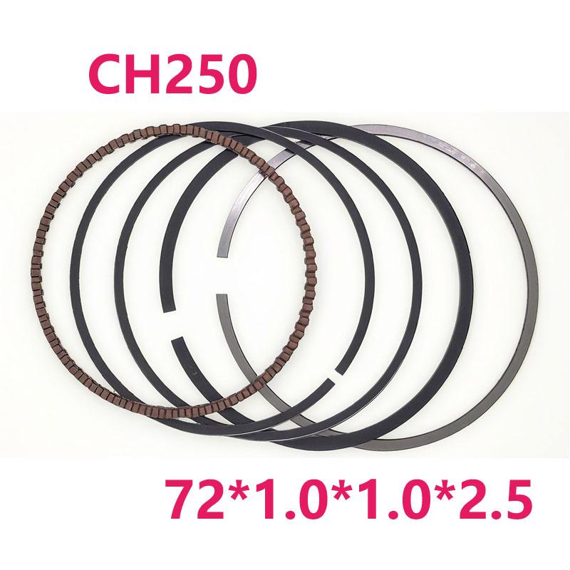 Motorcycle Piston Kit ring For Honda CH250 CF250 CN250 ATV moto Piston assembly Piston Bore 72mm Piston pin 17mm