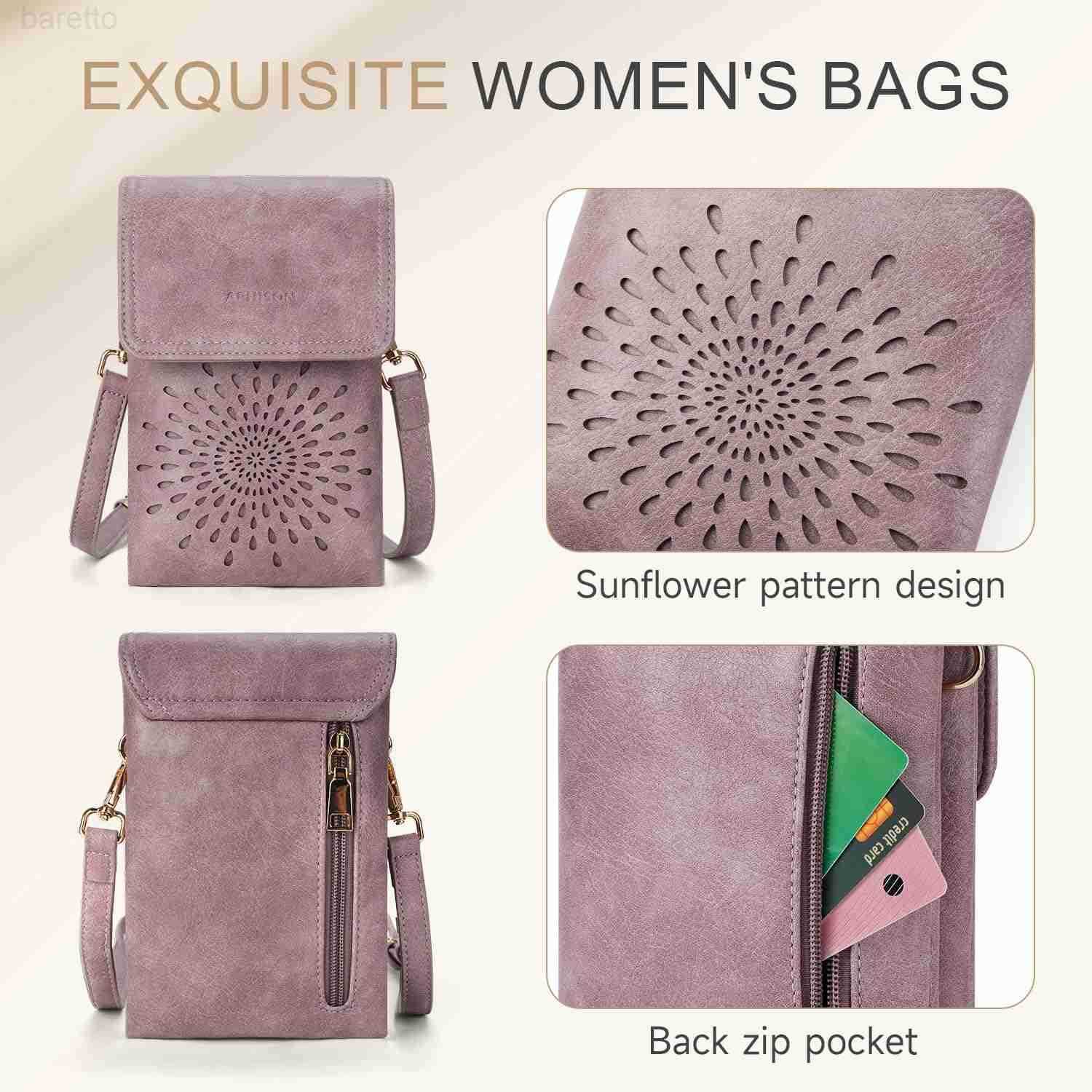 Small Crossbody Bags for Women Trendy Leather Crossbody Phone Purses Handbags with Adjustable Strap Z250909