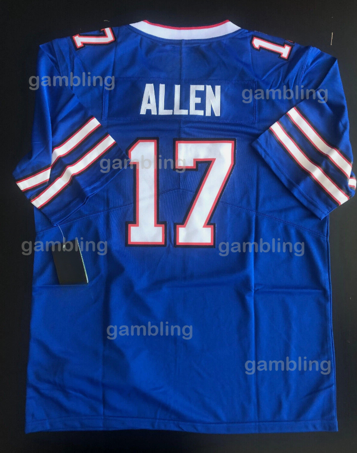 17 Josh Allen 0 Keon Coleman 4 James Cook Shakir Trubisky Personalized Customized Football Jerseys Custom Any Number Name For Men Women Youth 663