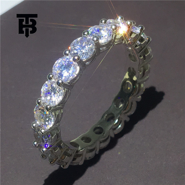 TB BHULAMTE Free Shipping New Designer Accessories Wish Hot Sale Full Diamond Square Zircon Ring Fashion Women's Heart-shaped Diamond Wedding Rin