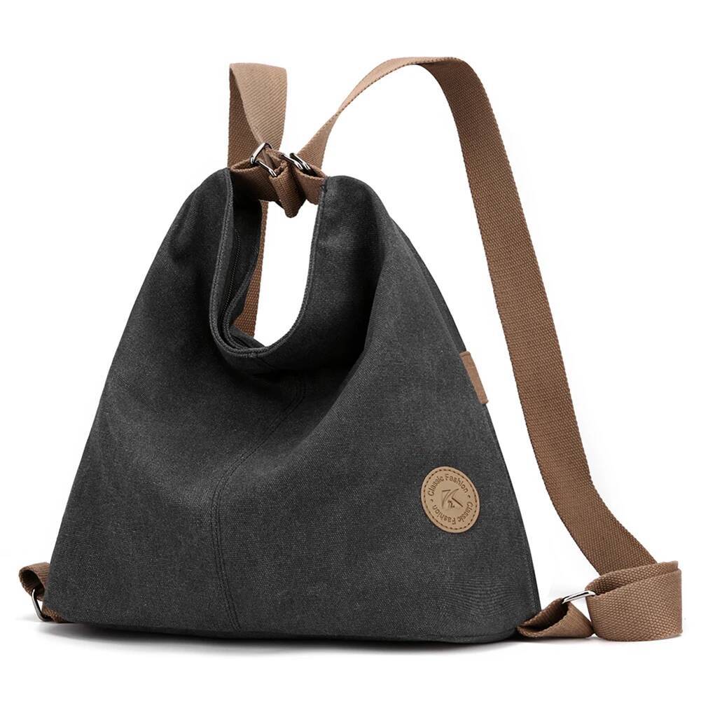 Convertible Backpack Handbag Large Capacity Simple Handbag Autumn New Designer Bag design With Zipper Pocket Travel Bag Shoulder Bag