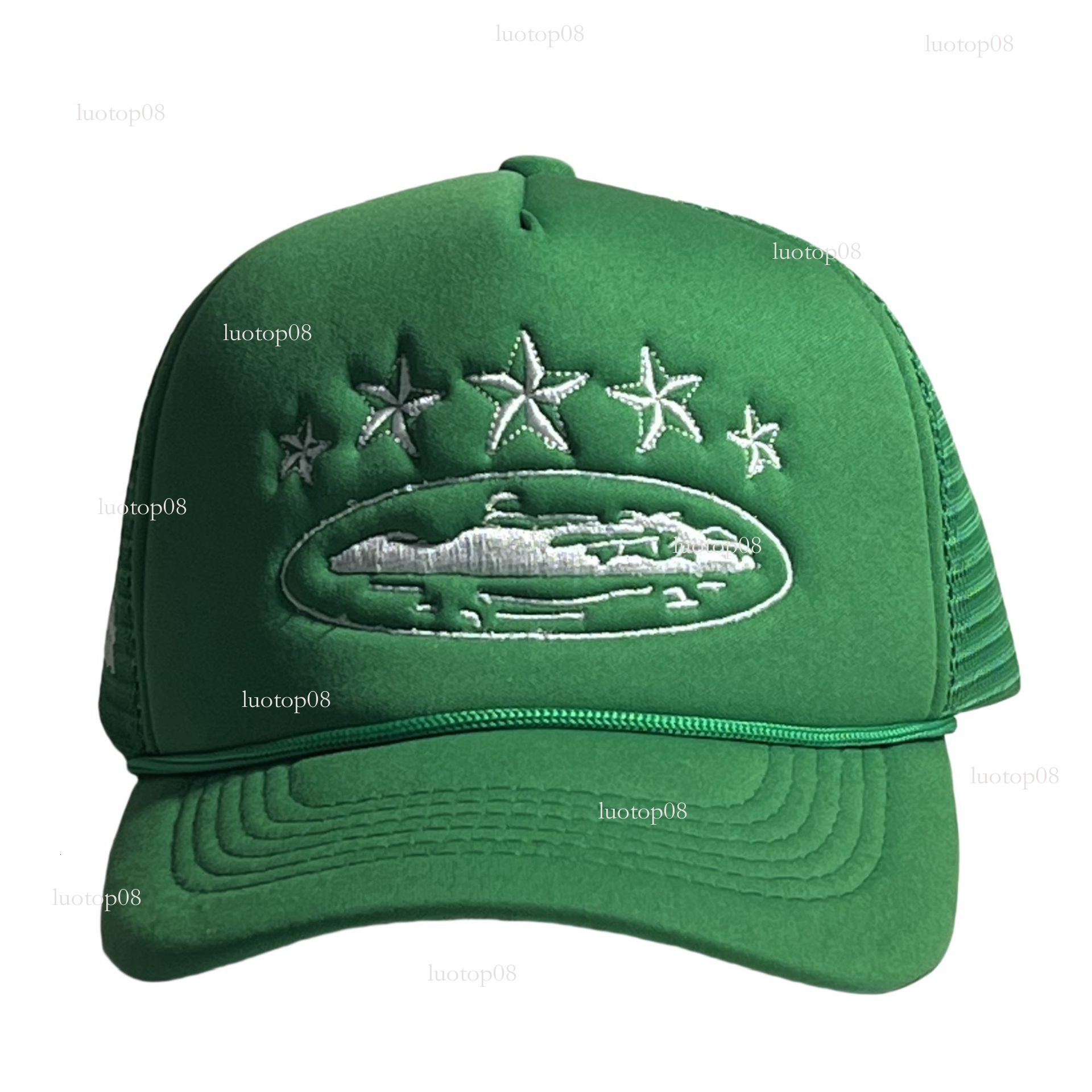fashion designer new trendy brand baseball personalized cruise ship embroidery fivepointed truck fashion star mesh cap luxurious casual hat