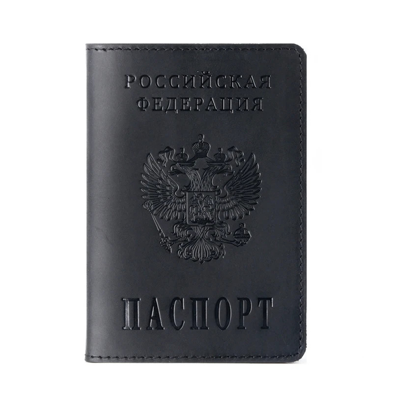 Custom Leather Russian Passport Cover for Russia Personalized Engraved Travel Holder RFID Blocking Gift for Men Women250909