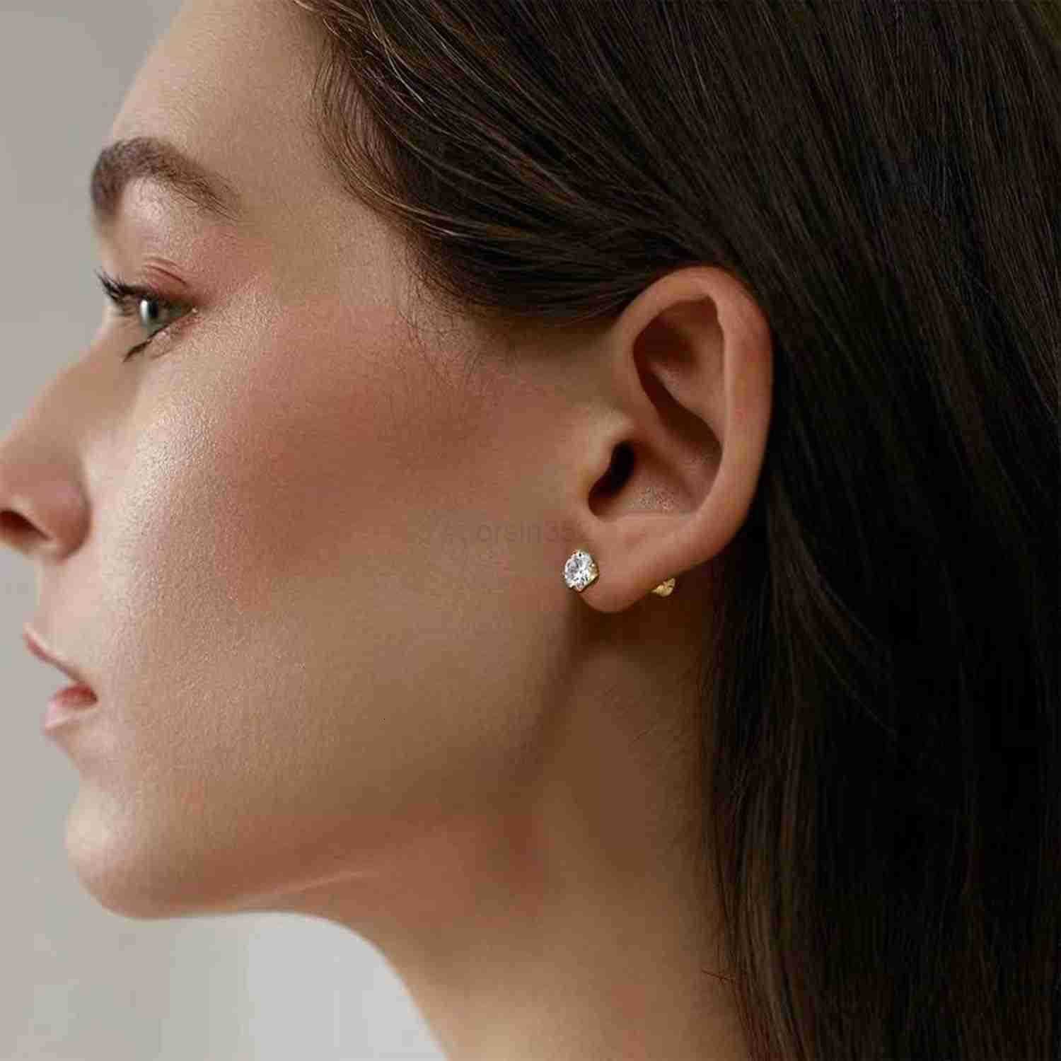20 Pairs Stainless Steel Stud Earrings for Men Hypoallergenic Earring Unisex Punk Earring Hoop Hinged Dangle Cross Earrings for Men WomenW250909