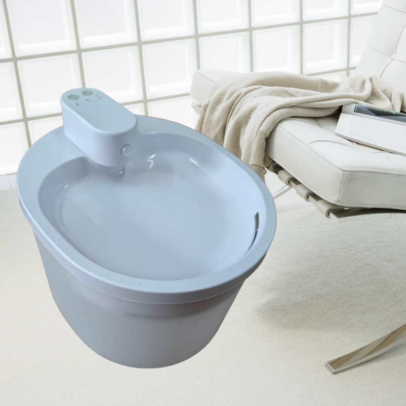 Noise-Free Silver Ions Sanitizing Automatic Cat Drinking Fountain - No Plug Required for Enhanced Safety - WD-250829-06