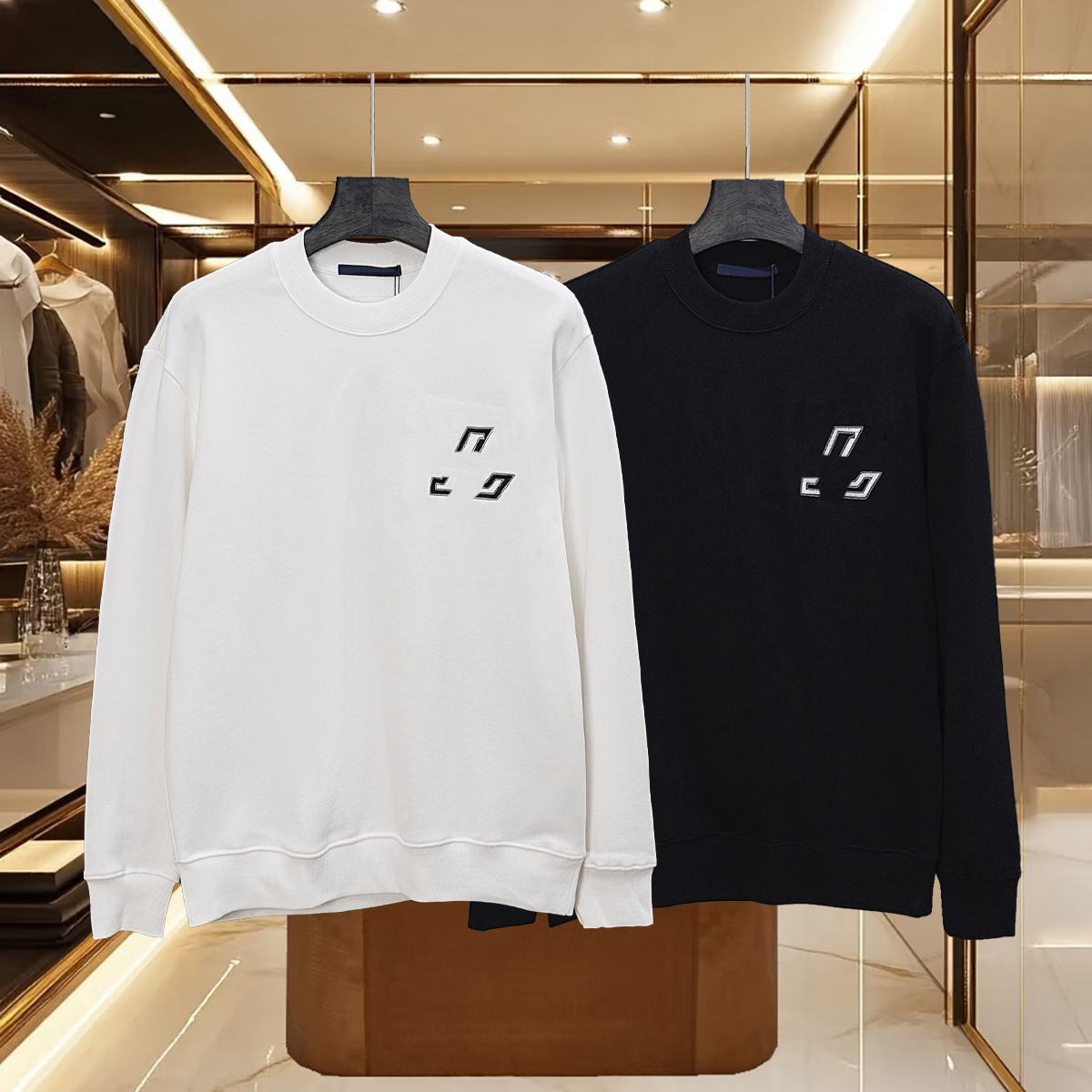 High quality designer men's hoodie, donkey's classic small label embroidered back large label round neck sweatshirt, embroidered back, street long sleeved shirt