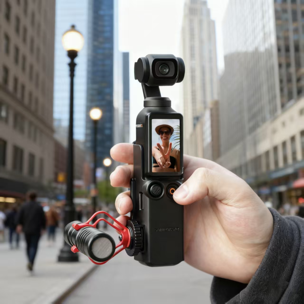 Compatible with DJL Pocket 3 handheld gimbal, portable handle box, extended handle accessory, suitable for camera equipment protective case