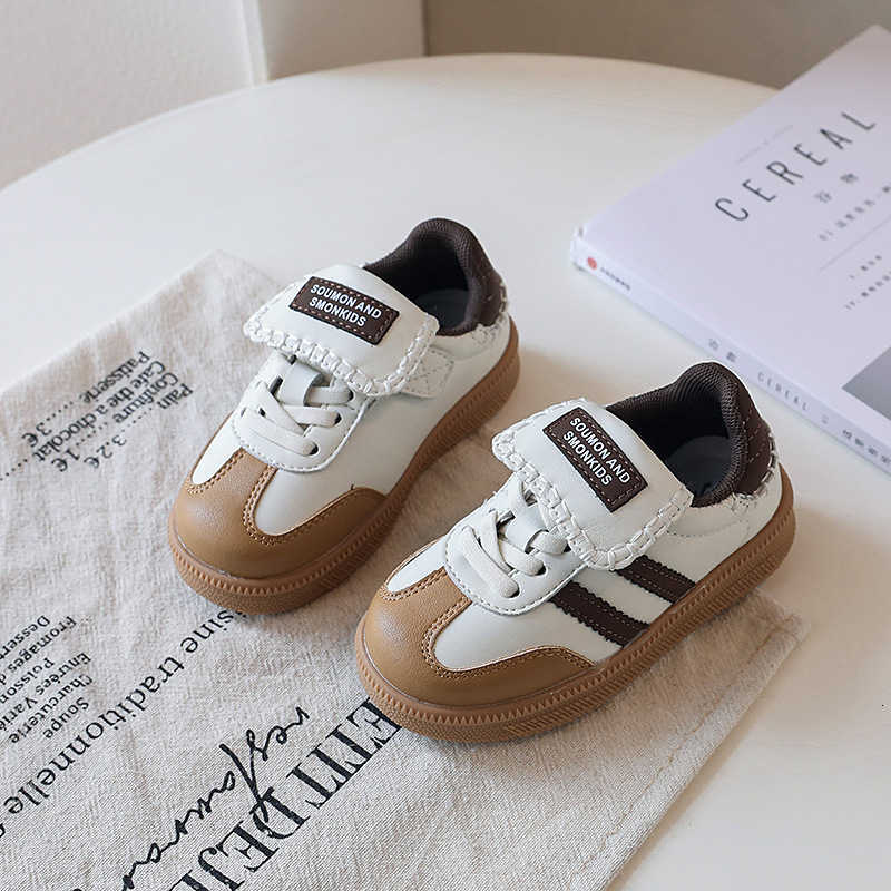 Childrens casual sports shoes size 26-36 Panther boys and girls De training shoes Four season model 100 anti slip childrens board shoes W250407