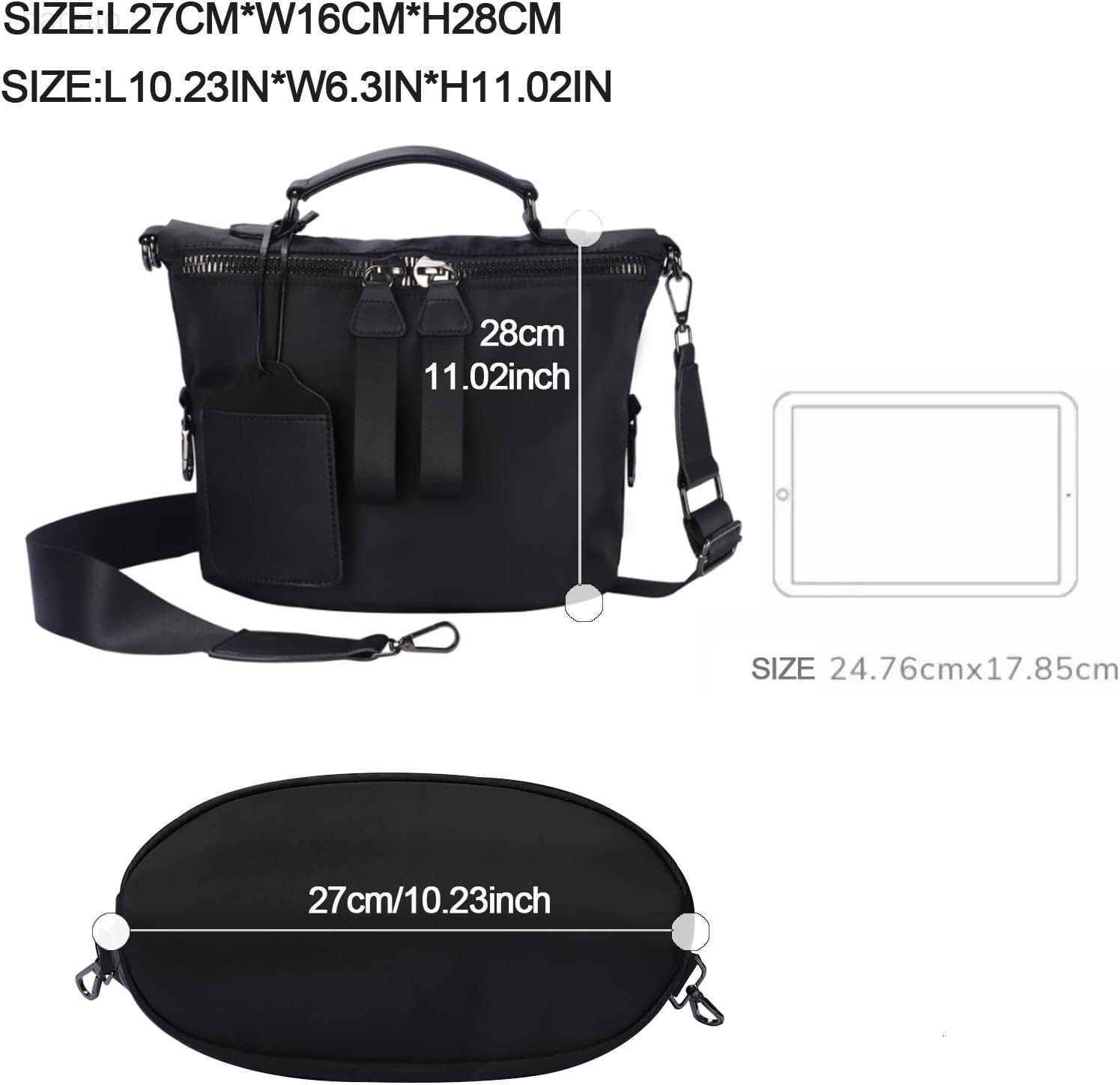 Crossbody bag with Card Holder Shoulder Bag for Daily Women Lightweight Tote bag for Shopping Z250909