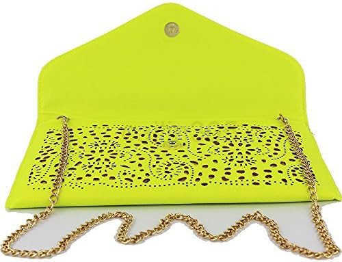 Handbags Women Chain Cute Shoulder Bag Evening Party Evening Purses Ladies Girl Day Clutch Party Bag Lemon Green Z25909
