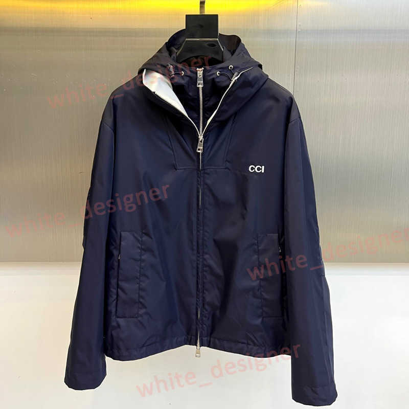 Designer Men's Jackets Autumn New Fashion Versatile Casual Simple Hooded Jacket Windproof Waterproof Unisex Coat