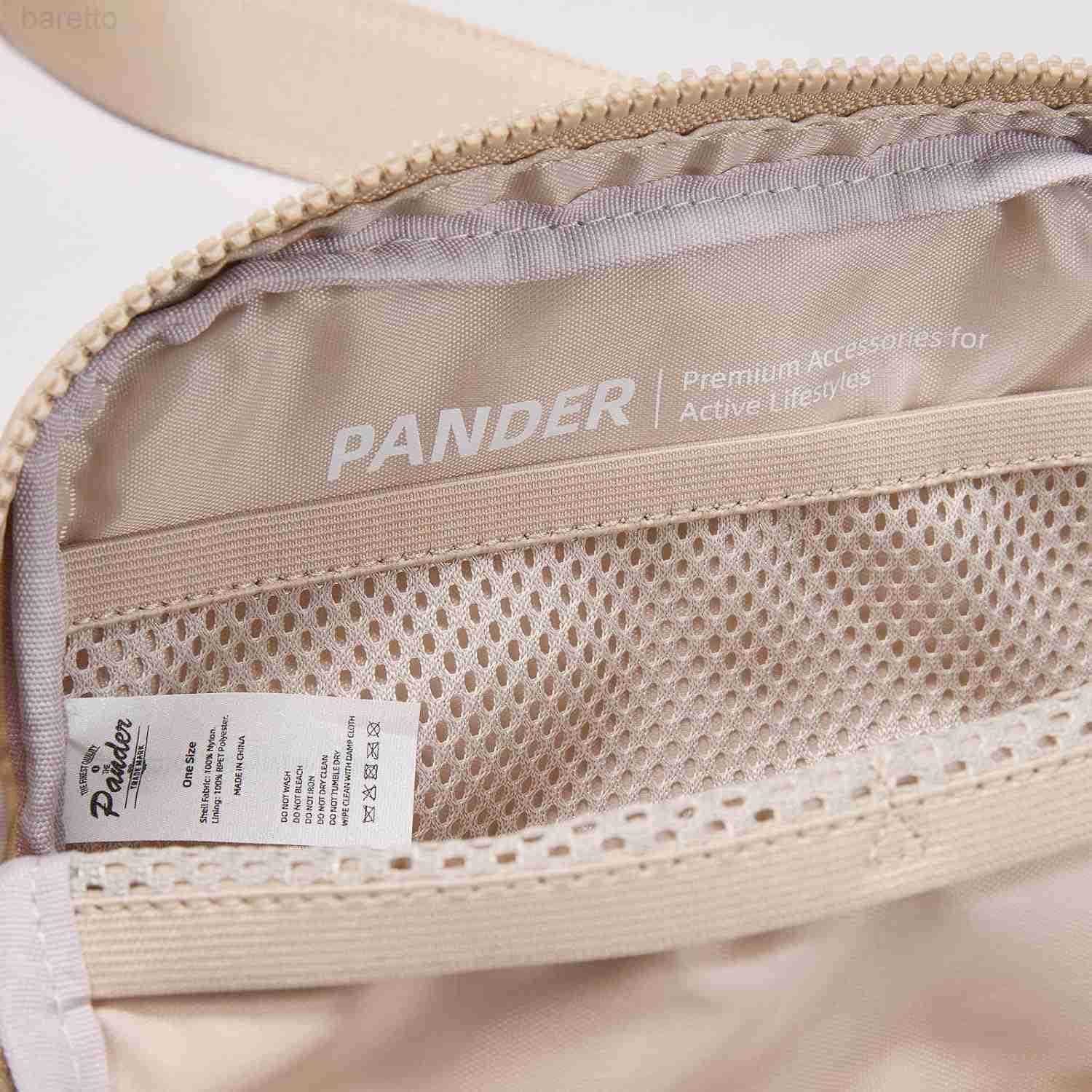 Two Way Zipper Fanny Pack Nylon Everywhere Belt Bag for Women Water Repellent Waist Packs Crossbody Bags with Adjustable Strap Raw Linen Z250909