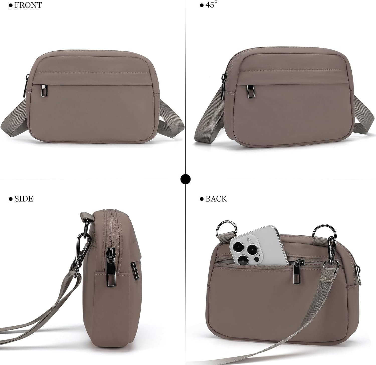 Small Crossbody Bags for Women Belt Bag Fanny Pack with Adjustable Strap Z250909