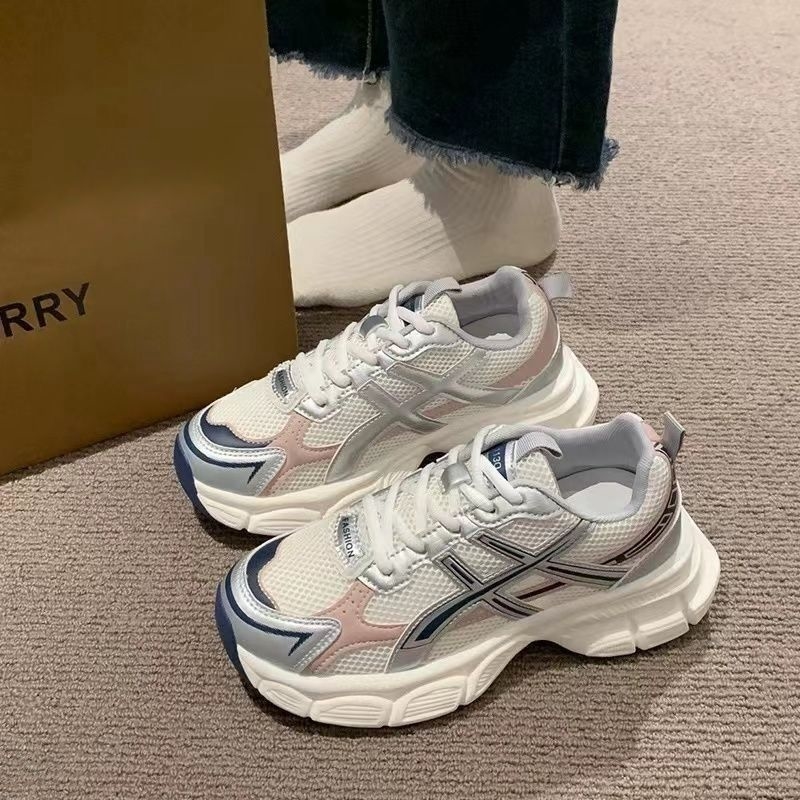 Designer running shoes for Women 2025 Spring Summer New versatile lightweight fashionable running shoes with mesh and breathable surface