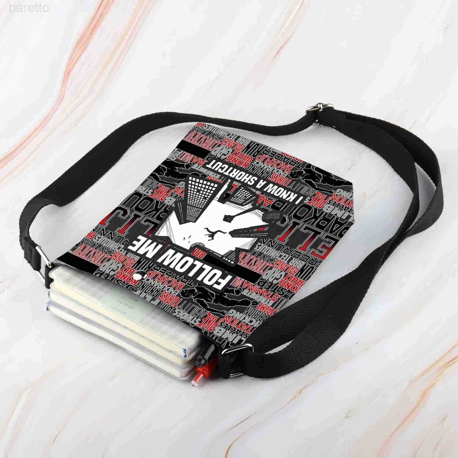 Parkour Gifts Follow Me I Know a Shortcut Crossbody Bag Parkour Lover Gifts Freerunner Gift Traceur Shoulder Small Bag Z250909