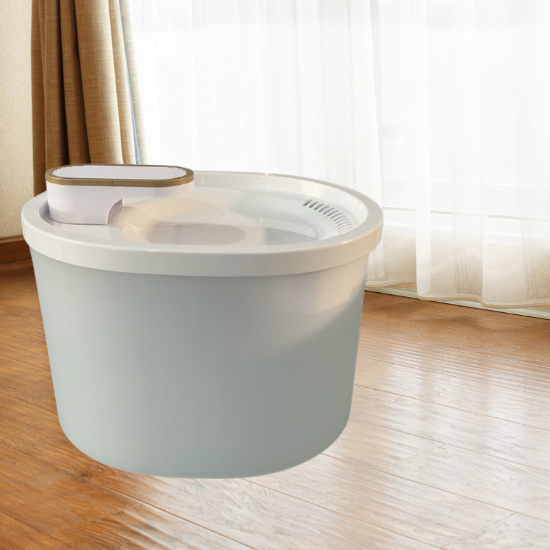 Noise-Free Silver Ions Sanitizing Automatic Cat Drinking Fountain - No Plug Required for Enhanced Safety - WD-250829-06