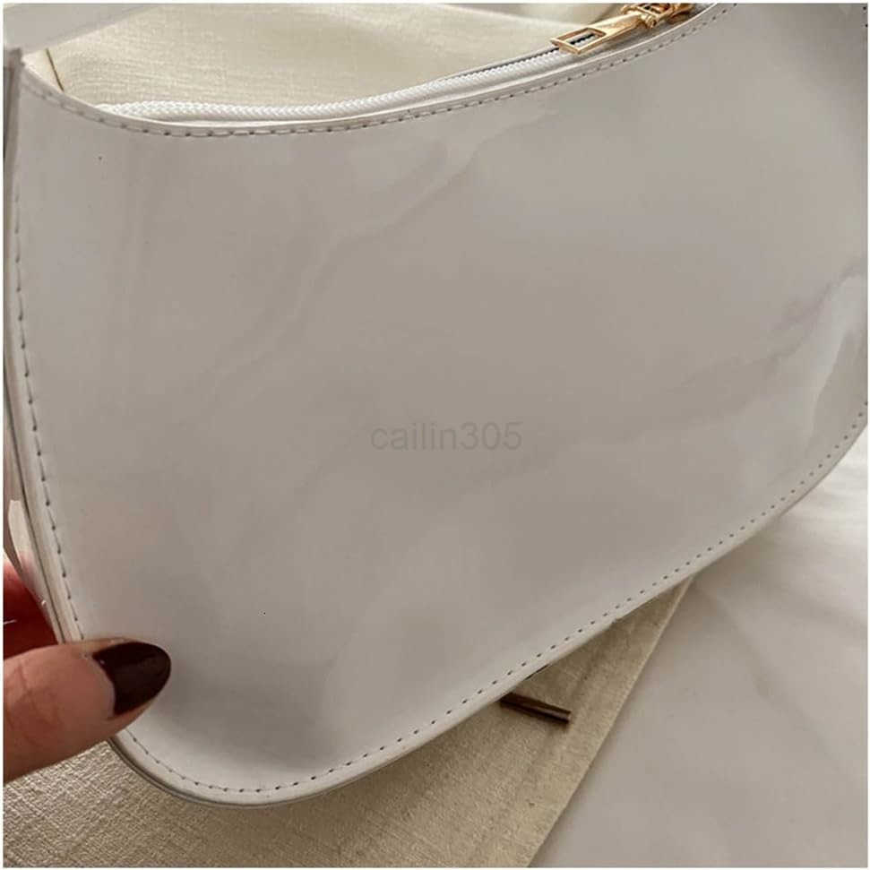 Leather Clutch Purse Shiny Evening Handbags for Women Armpit Shoulder Bag MINI Hobos Z25909