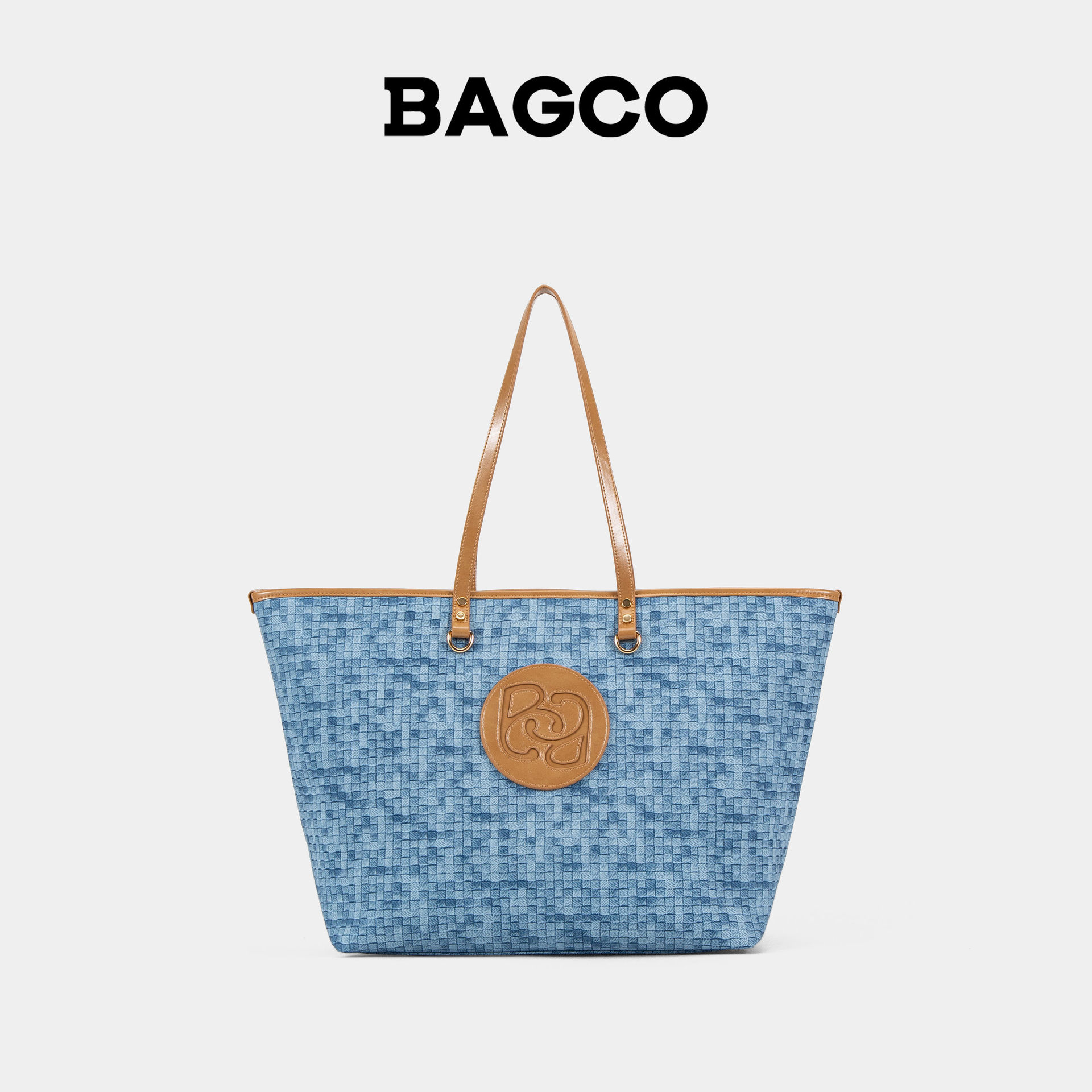 BAGCO woven light luxury women's bag design lazy travel commuter tote bag