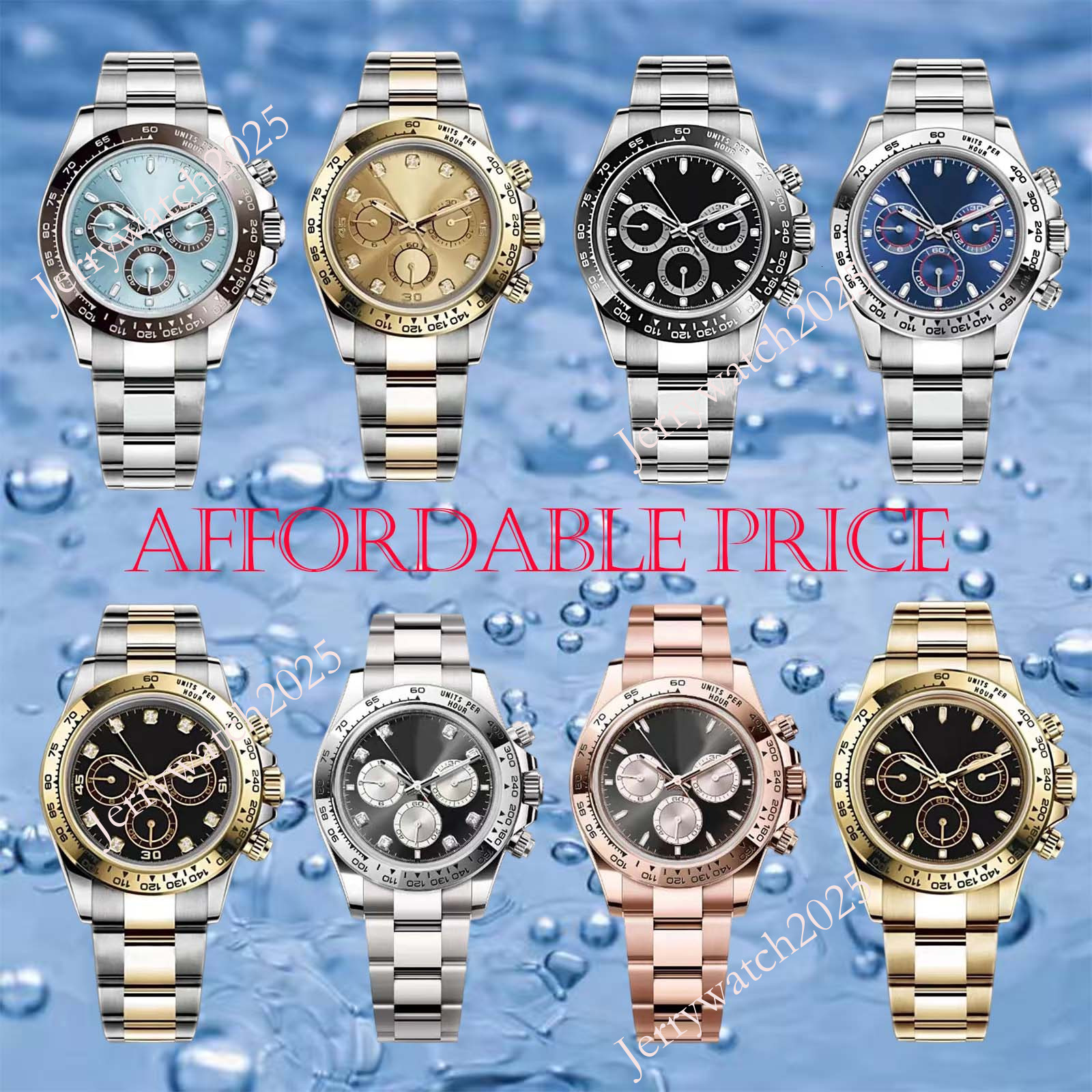 ST9 rooleexwatchone womens Men rooleexwatchone Automatic Movement Black Blue Ceramic Sapphire Dial Master Jubilee Bracelet Wristwatch Mens Watches Reloj b7