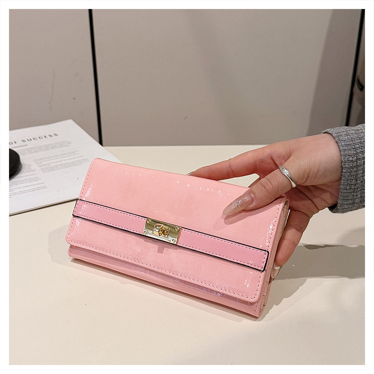 TB BHULAMTE Designer Wallet 2025 New Luxury High-end Luxury Bag Crocodile Pattern Long Wallet Versatile Fashion Large Capacity Multi-card Slot Women&#