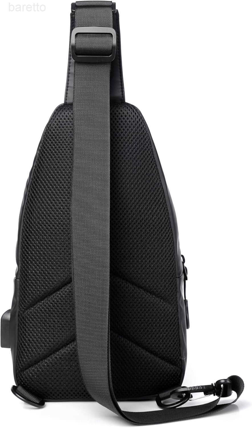 Bag for Men and Women Small Crossbody Chest Backpack with 3 Zippered Pockets Travel Hiking Shoulder Daypack Grey Z250909