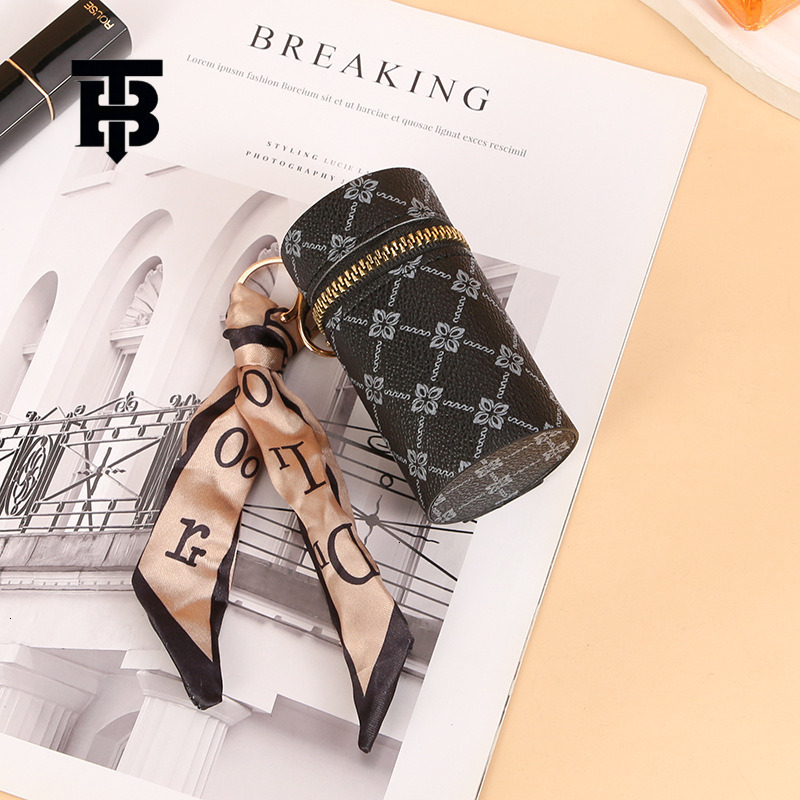 TB BHULAMTE Free Shipping New Designer Accessories Cross-border New Keychain Pendant Old Flower Internet Celebrity Pendant Fashion Lipstick Bag Creati
