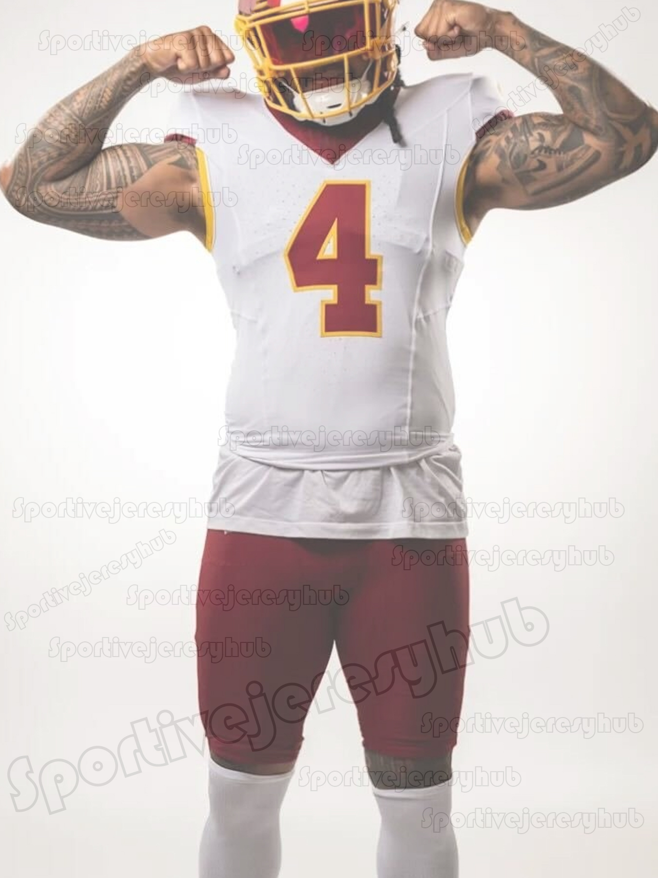 Jayden Daniels 2025 Alternate Football Jersey Terry McLaurin Croskey-Merritt Sainristil Tayloy Frankie Luvu Wagner Samuel Williams Custom Stitched Bre