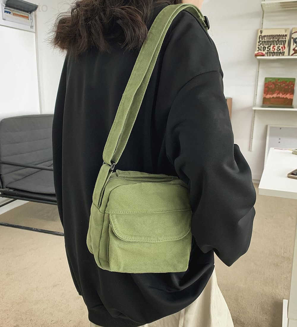 Small Crossbody Bag Cute Purse Mini Canvas Crossbody Purse Phone bag Z250909