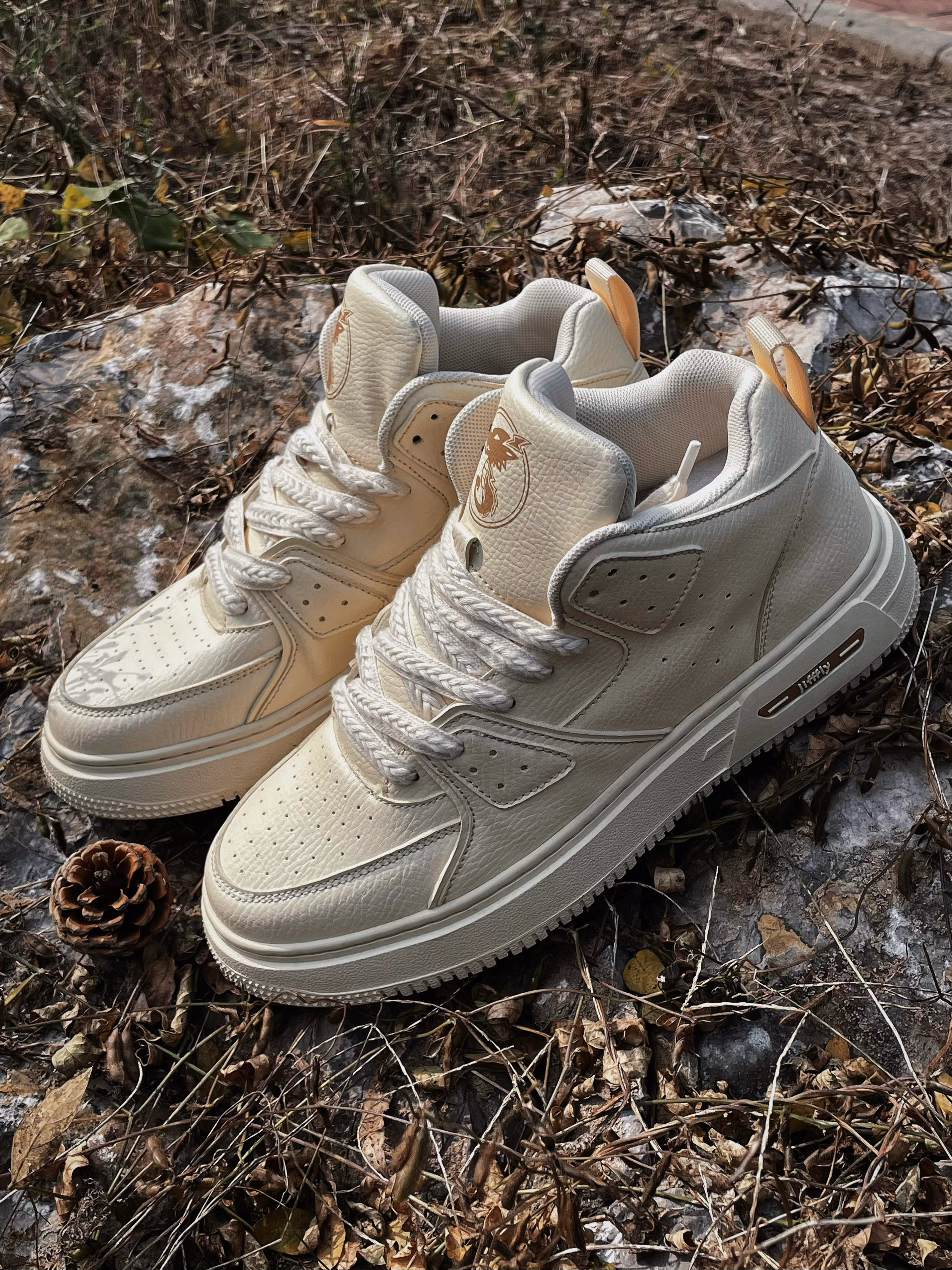 Elevate Style with Jiffly High Tops - Elegant Couple's Sneakers