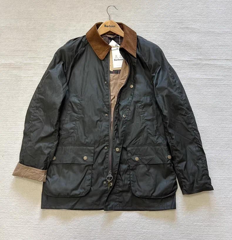 Men's Jackets Bar Ashby Waxed Midi Jacket Limited