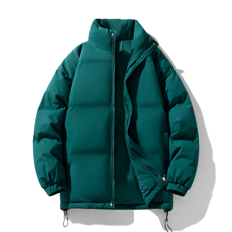 Free shipping designer classic solid color cotton jacket for men and women new autumn and winter fashion loose and thick casual couple cotton jacket