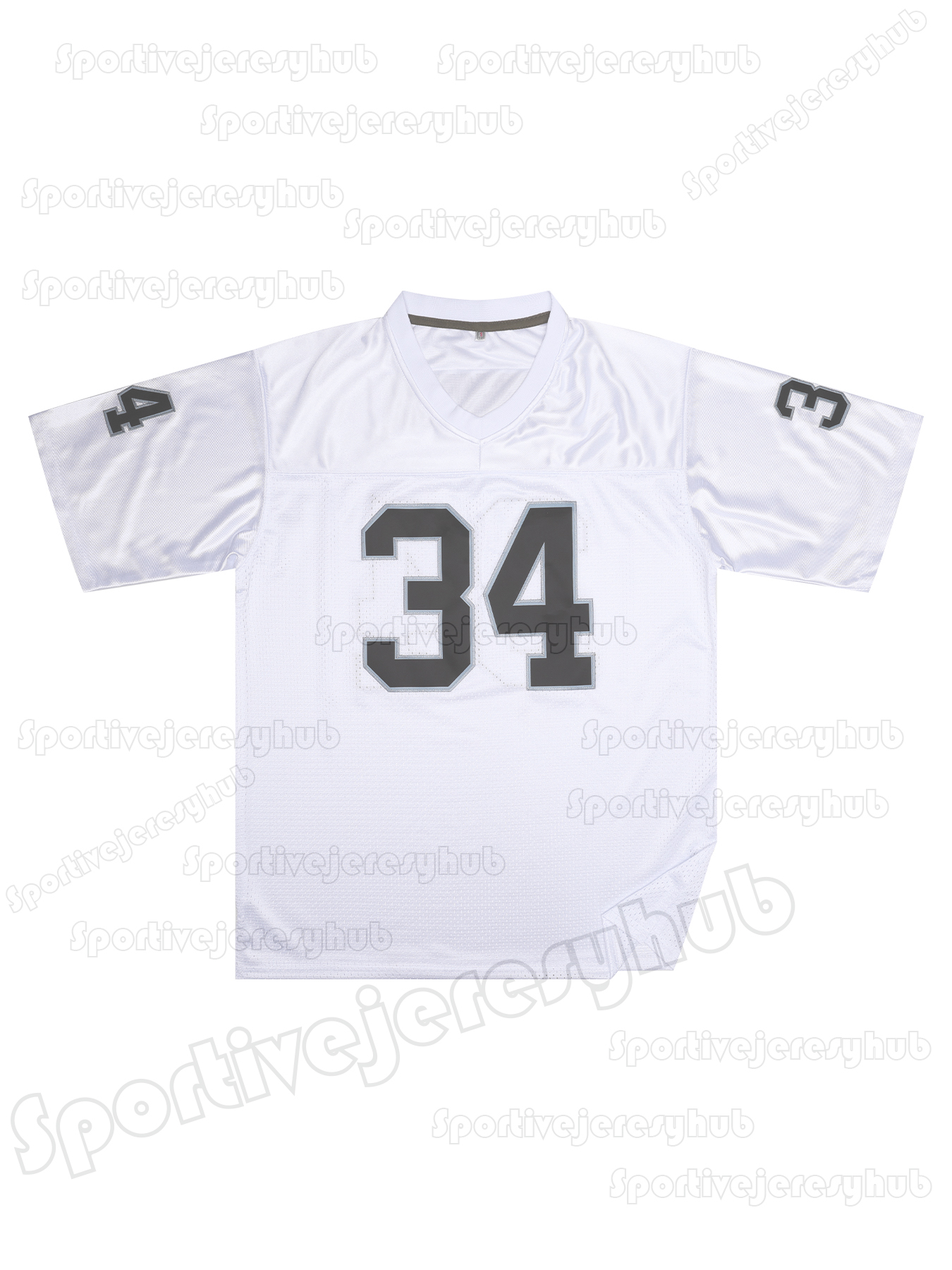 2 Ashton Jeanty Black/White Football Jersey 34 Bo Jackson 24 Charles Woodson Breakaway Vintage V-neck Polyester Stretch Uniform Casual Wear & Streetwe