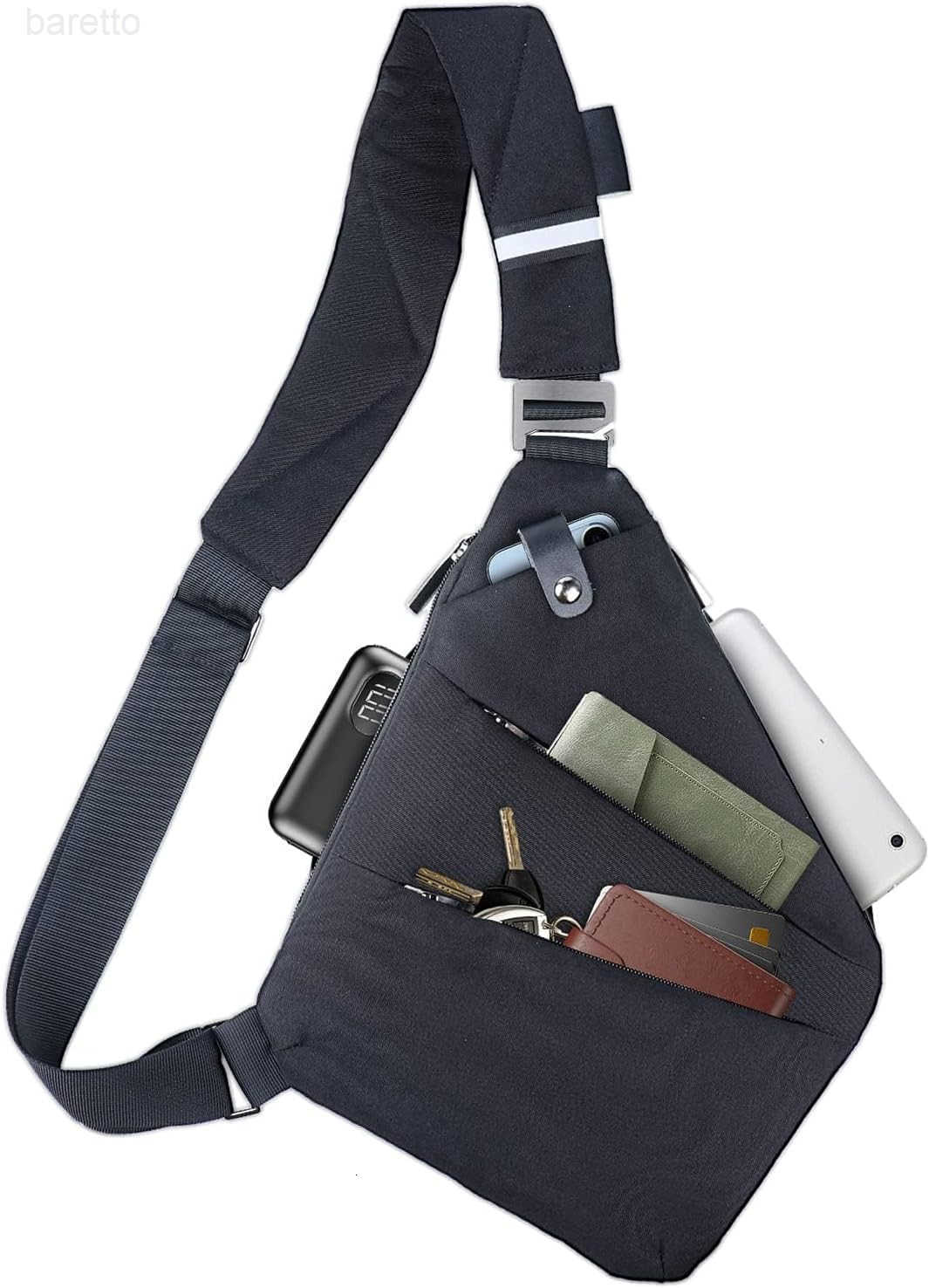 Sling Bag for Men and Women Anti theft Crossbody Bag Lightweight Shoulder Chest Bag for Travel Gym Z250909