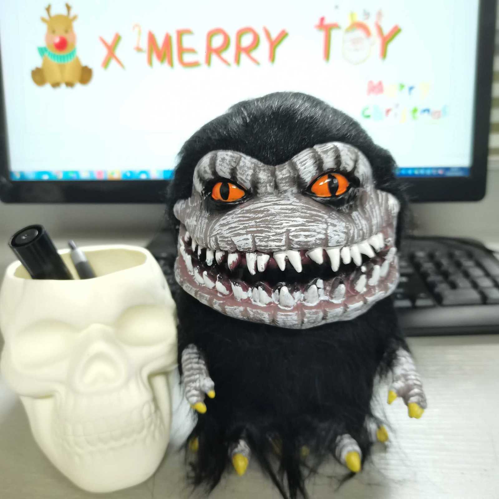 Critters Prop Doll Cute Plush Doll Ornament Kids Adult Halloween Birthday Gift Plushies Stuffed Animal Critter Doll H250908