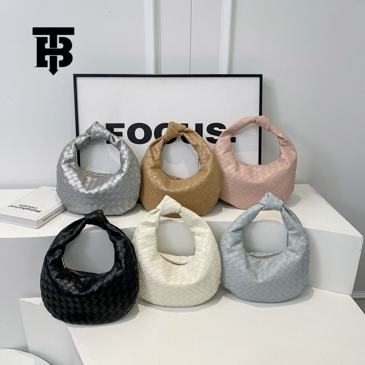 TB BHULAMTE Designer Fashion Women's Handmade Woven Bag Free Shipping New Crescent Bag Luxury Handbag Leisure Vacation Beach Bag