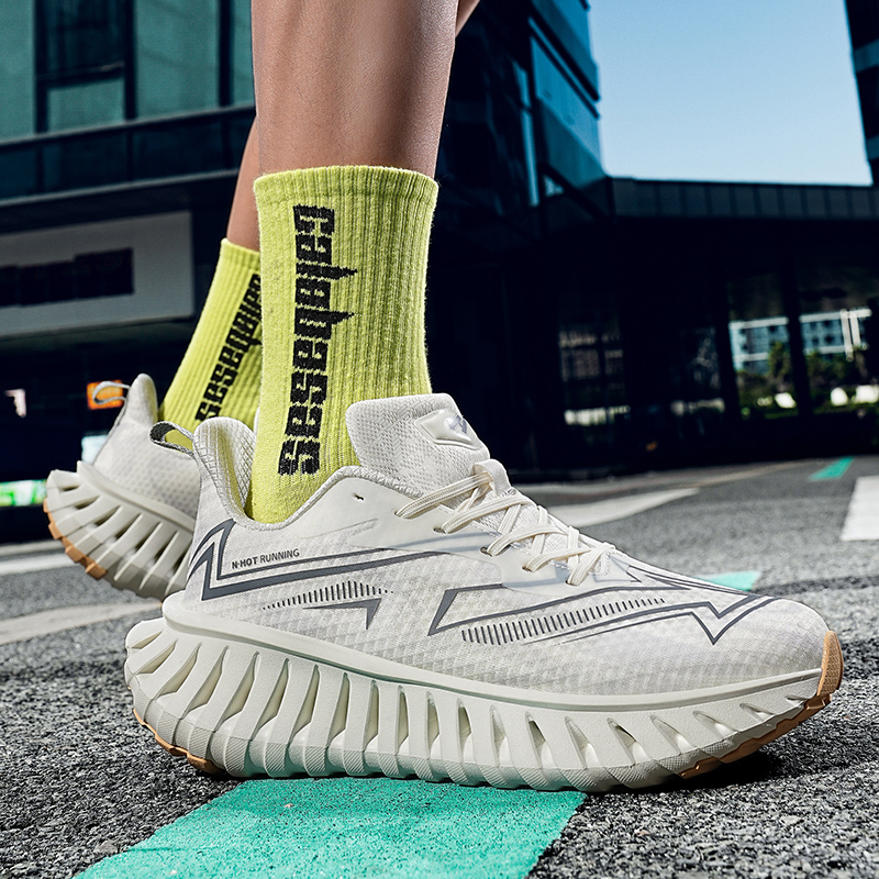 designer shoes Men's Sneakers 2025 New Breathable Mesh Running Shoes, Versatile Casual Style for Spring, Autumn & Summer Preppy Style