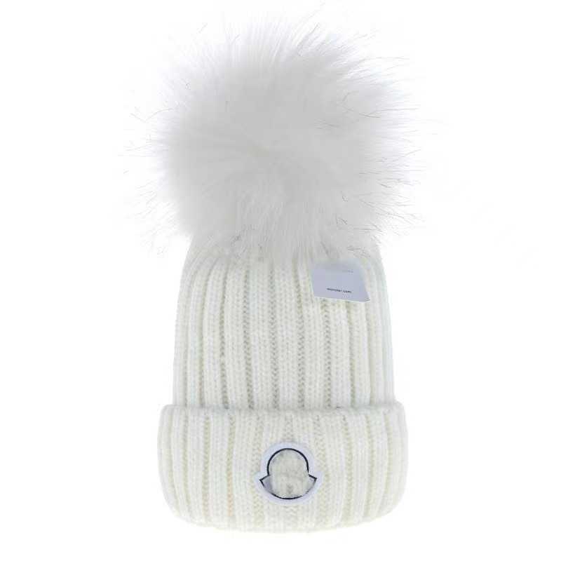 Fur Ball Knitted Hat Winter Thickened Outdoor Warm Mengjia Knitted Hat Winter Fashion Versatile Casual Warm Hat L2509087VJQ