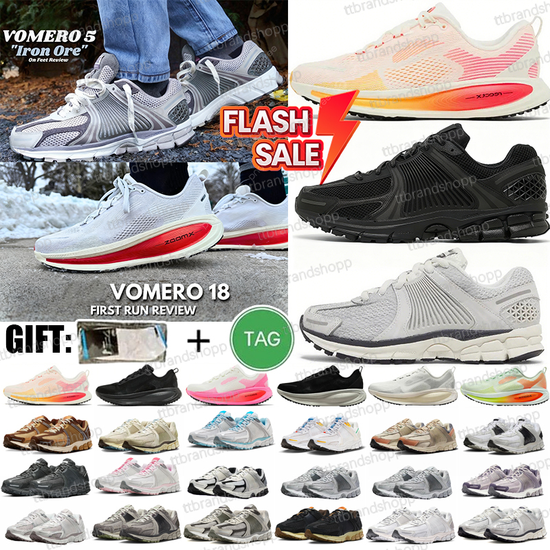 Running Shoes Metallic Gold Silver Photon Dust Vomero 5 Triple Black Pink Vast Grey Supersonic Oatmeal Mens Women Outdoor Runners Sneakers Trainers