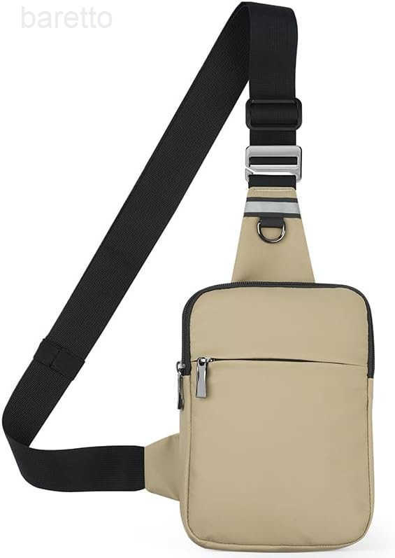 Sling Bag for Women Men Crossbody Bags Chest Bag Dual Pocket RFID Cell Phone Purse Travel Running Walking Z250909