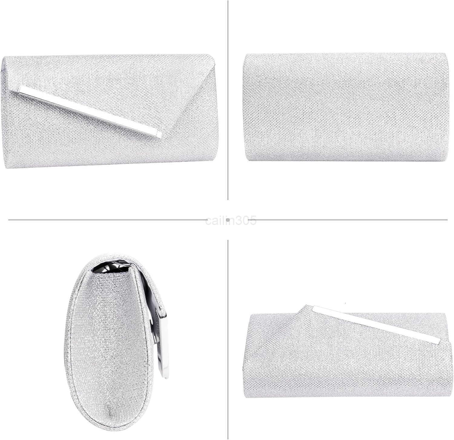 Glitter Evening Bag Formal Envelope Clutch Purses for Women Ladies Handbag for Wedding Party Cocktail Date Night Z25909