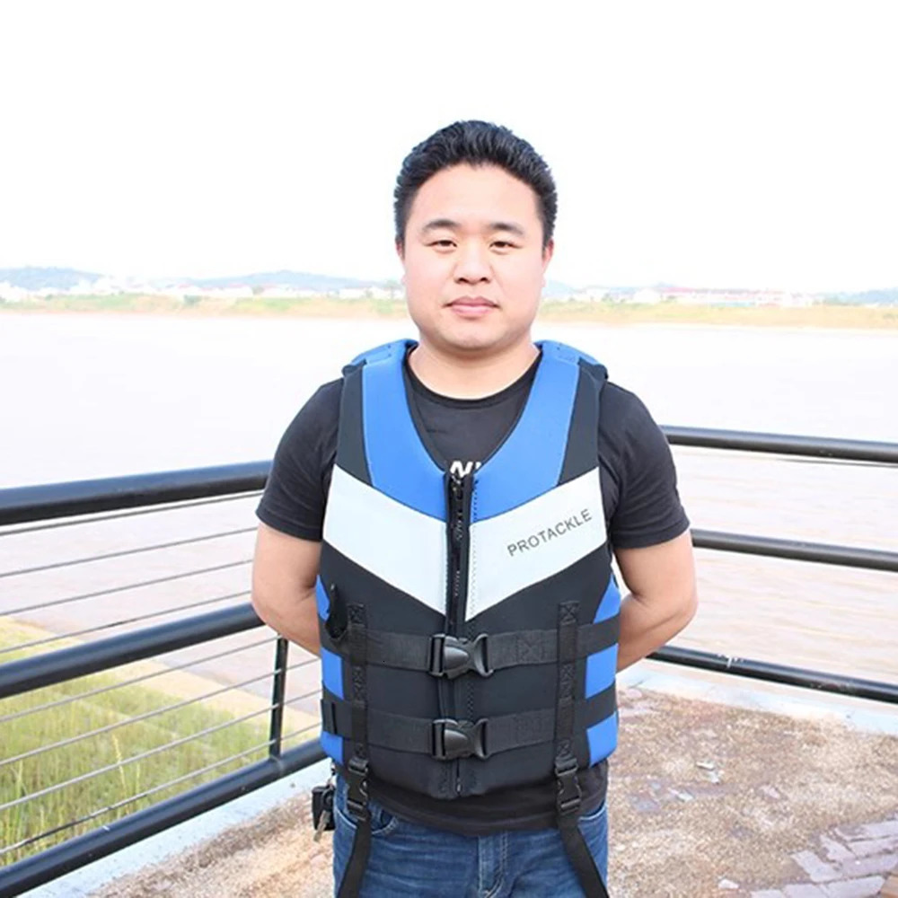 Neoprene Life Jackets for Adults Water Sport Floating Vest Kayak Buoyancy Aid Sailing Boating Super Rescue 250908