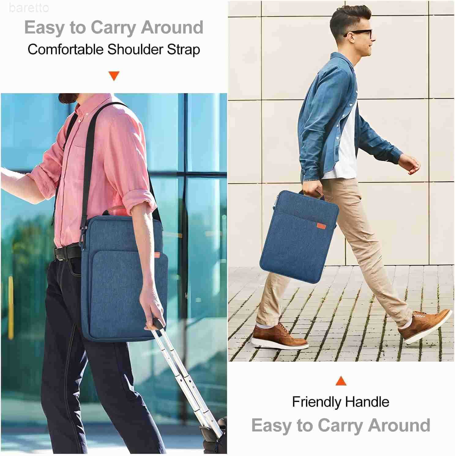 Inch Tablet Sleeve Case for 146 Samsung Galaxy Tab S9 S8 Ultra iPad Pro 13 129Air M2 M3MacBook Air 13MacBook Pro 14 M4 M3 Laptop Shoulder BagSurface P
