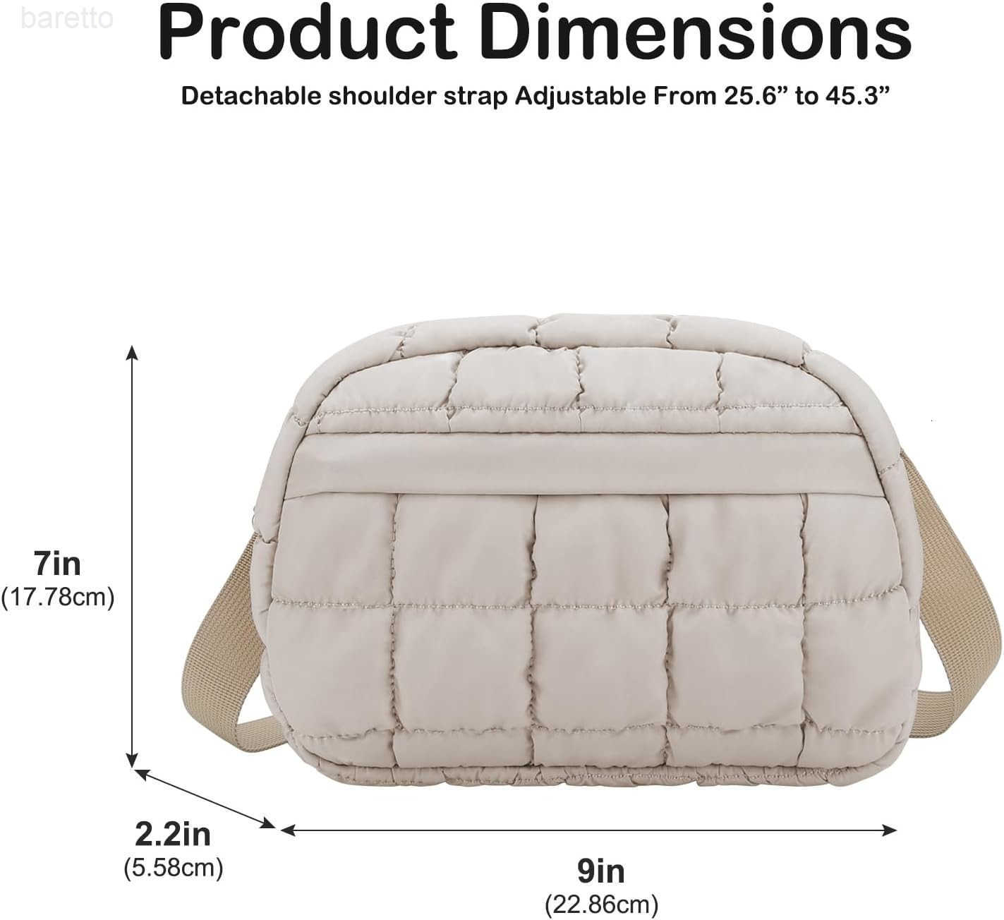 Crossbody Bags for Women Quilted Puffer Belt Bag Fanny Pack Cross body Purse with Adjustable Strap Z250910