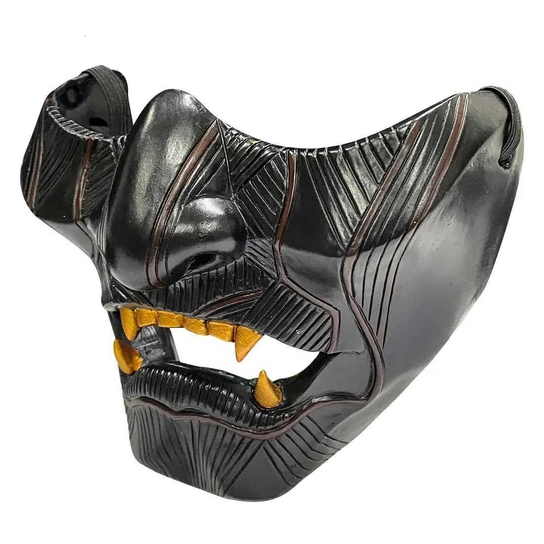 Ghost of Tsushima Mask Jin Sakai Cosplay Half Face Samurai Warrior Face Prop Halloween Hannya Mask Decoration Party Prop Resin H250908