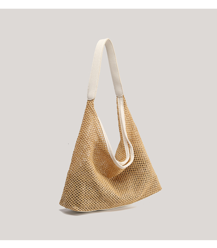 Women's Shoulder Bag design Niche Grass Bag New Woven Vegetable Basket Bag Autumn New Designer Bag Beach Vacation Bag Hand-held Bag