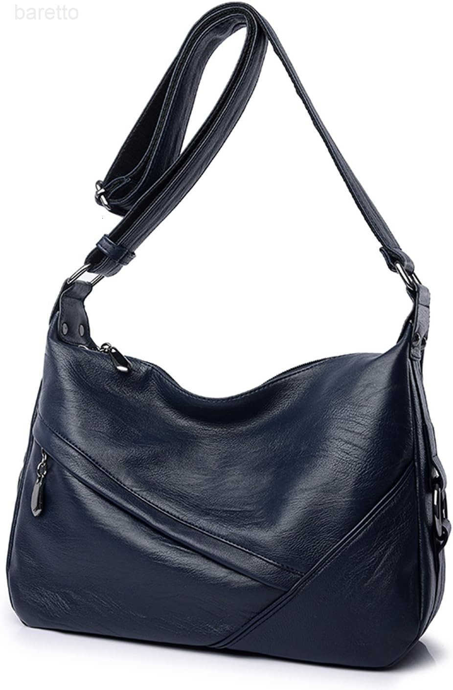 Womens Medium Retro Sling Shoulder Bag from Soft Faux Leather Handbag Z250909