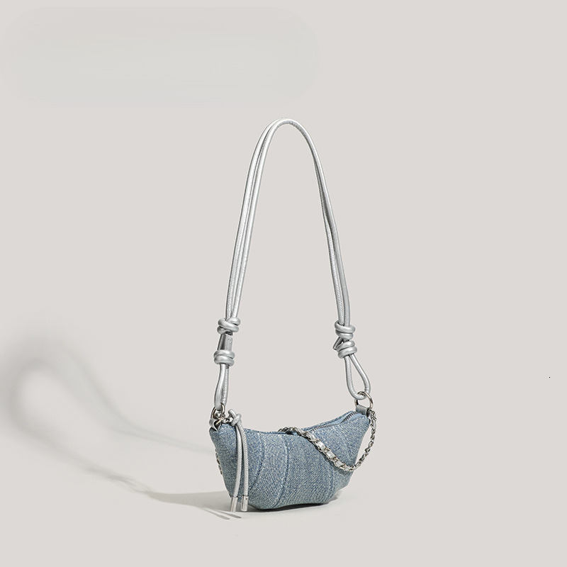 new women s denim leisure bag luxury bag niche super popular single shoulder underarm bag designer bag popular crossbody bag