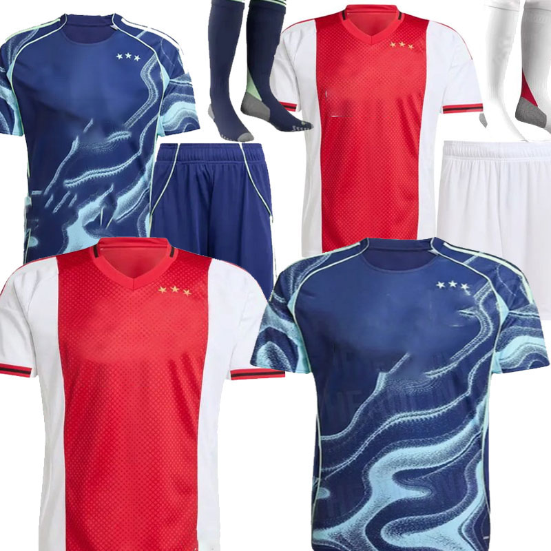 25 26 Ajak jersey125th Anniversary Soccer Jerseys Kids Kit 2025 2026 BERGWIJN Home Away 3rd Fourth Football Shirts ajaax AKPOM TAYLOR CRUYFF BERGHUIS Retro ok